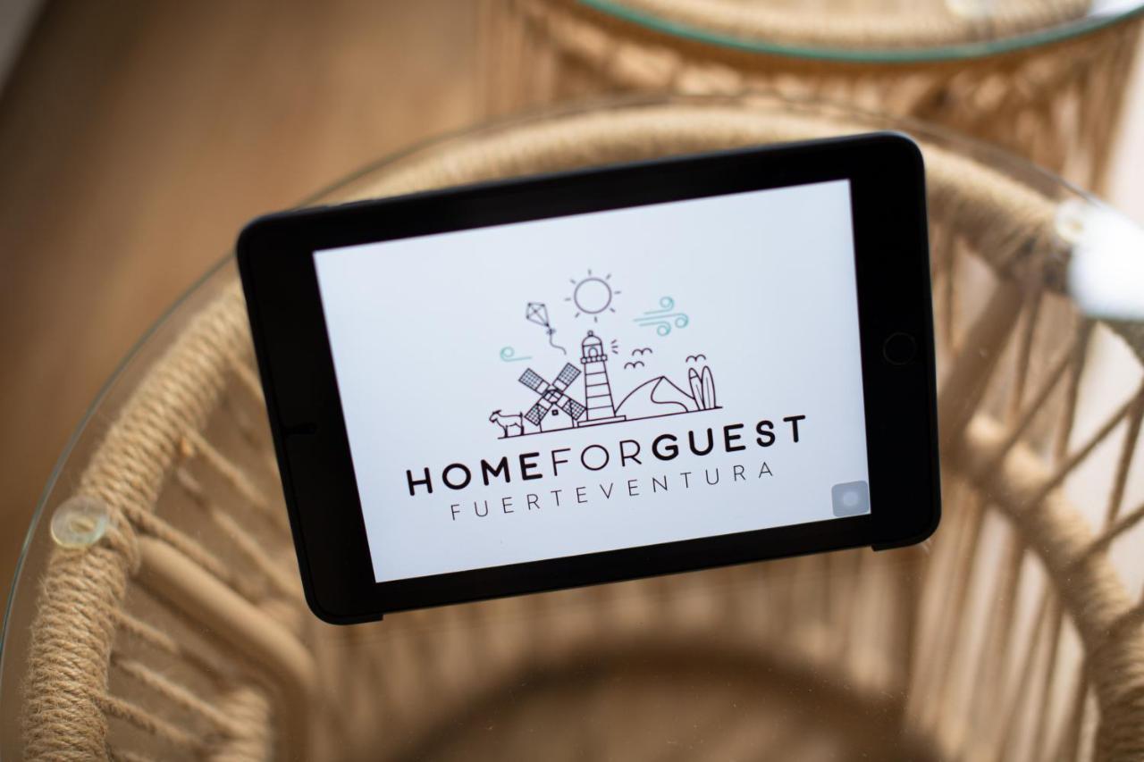 Homeforguest Modern And New Beachfront Apartment La Oliva Ngoại thất bức ảnh